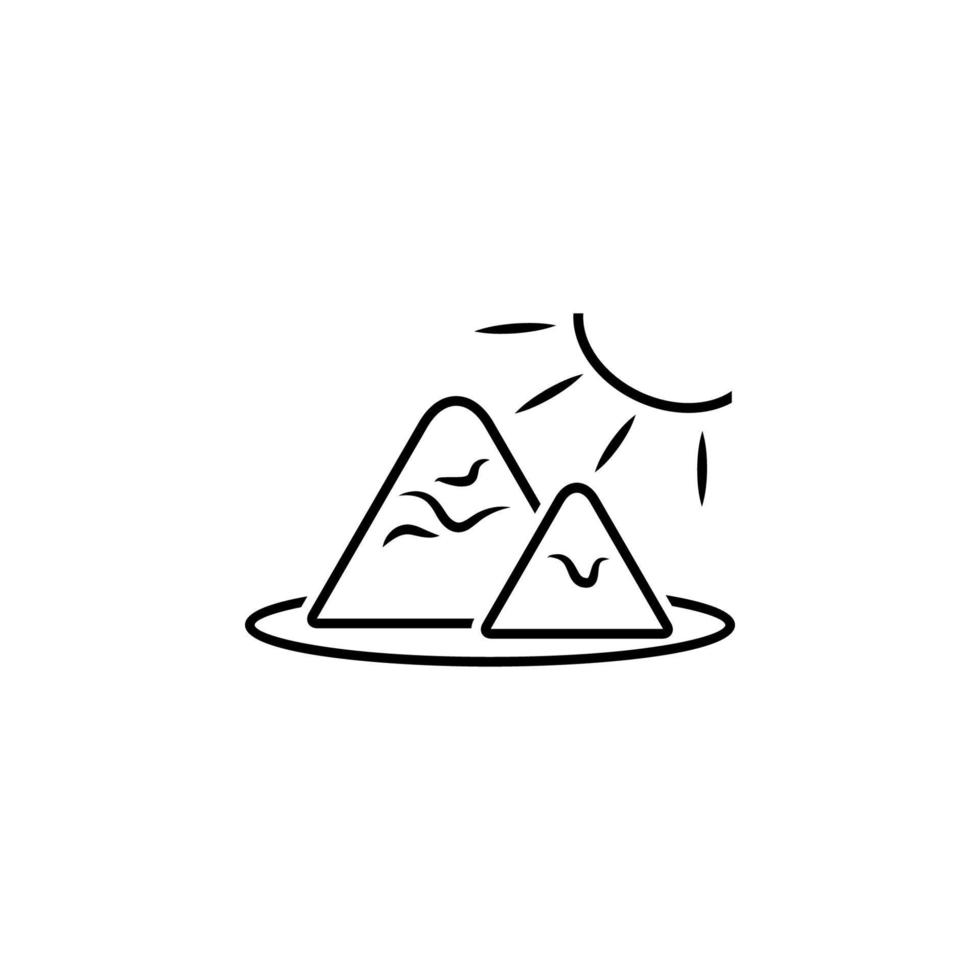 schmelzen, Verschmutzung, Gletscher Vektor Symbol Illustration