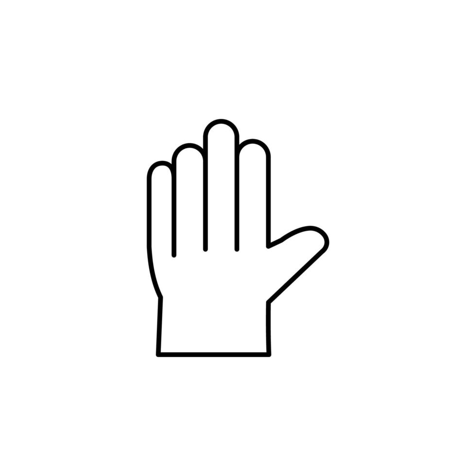 Handschuh Vektor Symbol Illustration