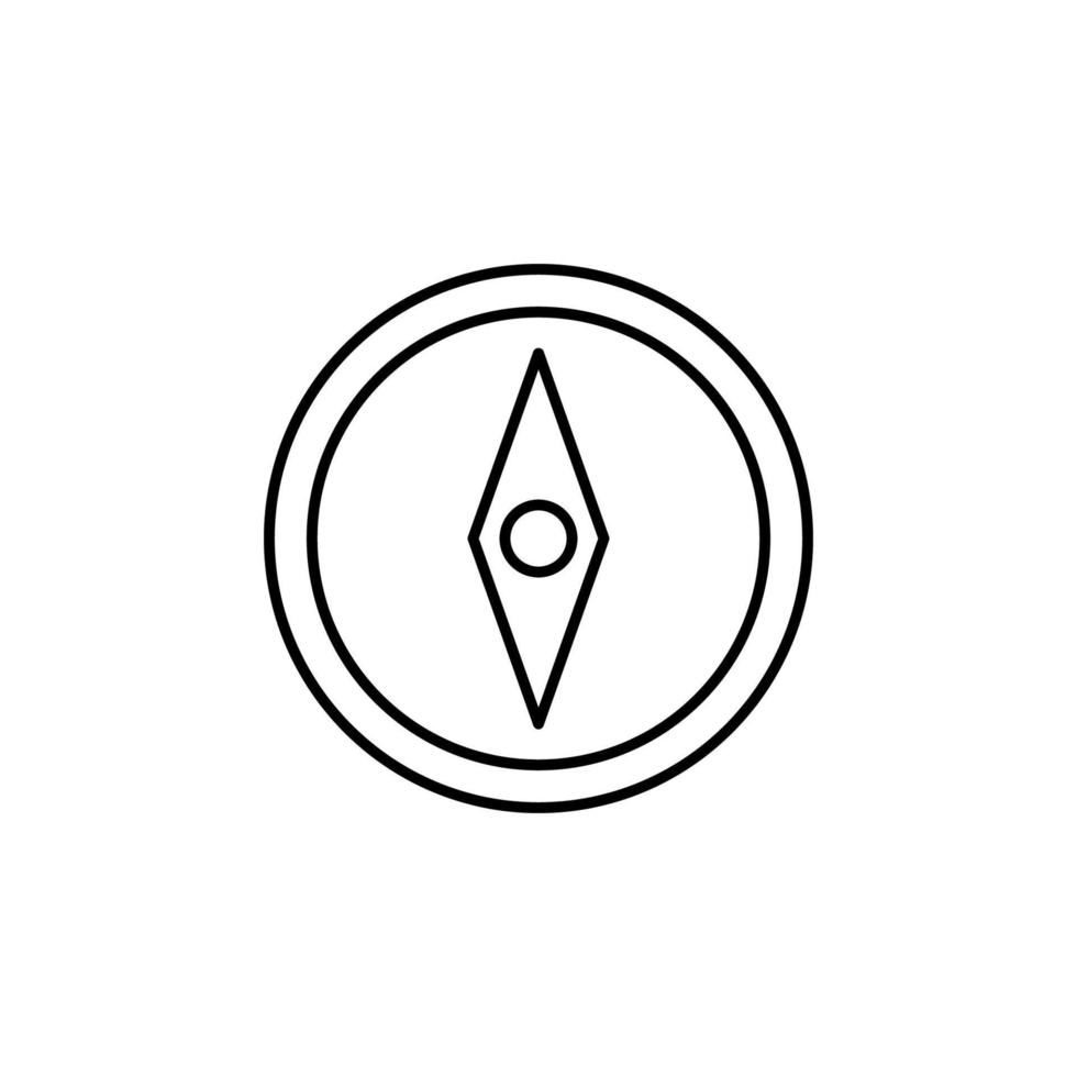 Kompass Zeichen Vektor Symbol Illustration