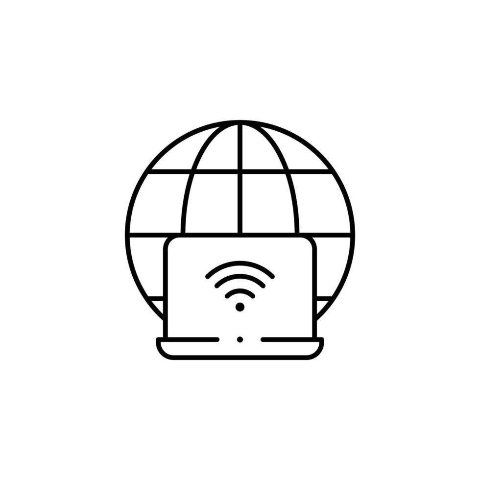 Internet Technologie Vektor Symbol Illustration