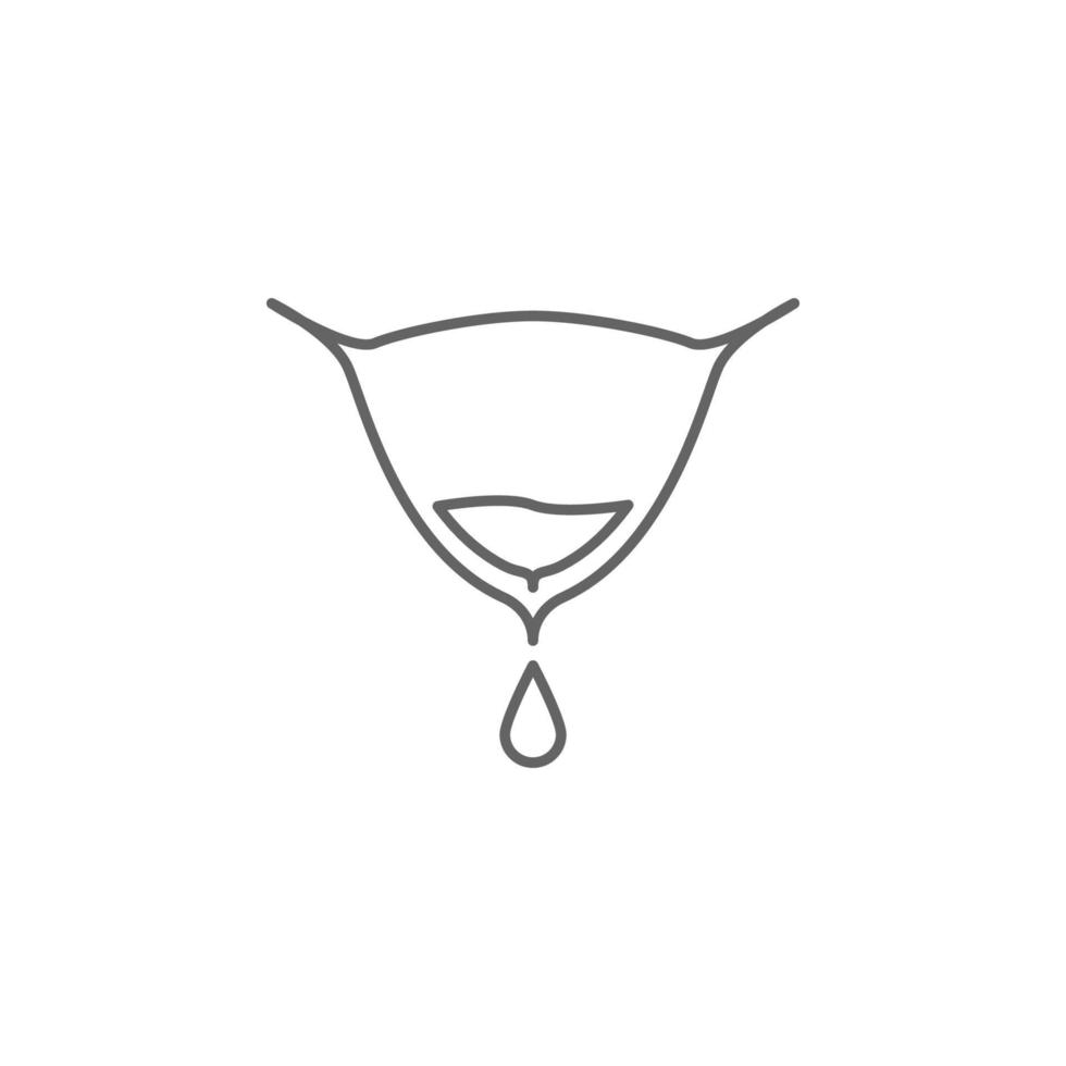 Gesundheit, Blase, Schmerz, Harnleiter, Urin- Vektor Symbol Illustration