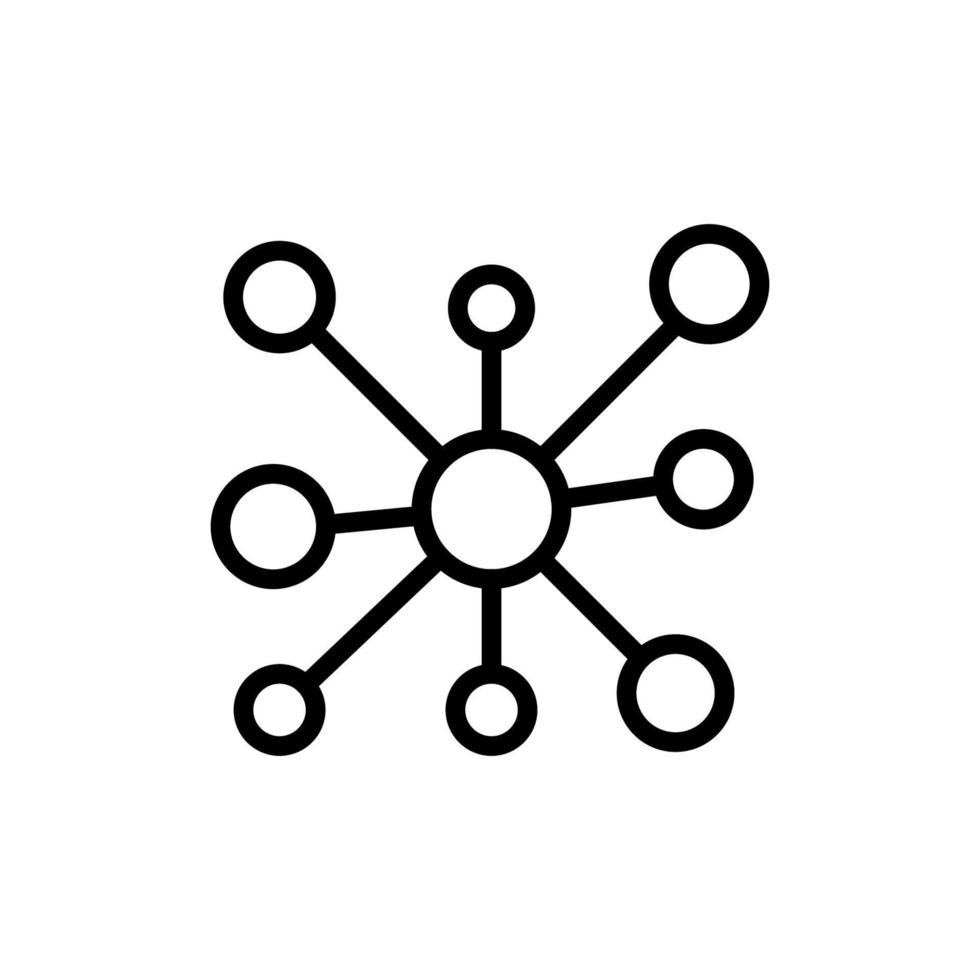 Atom, Chemie Vektor Symbol Illustration