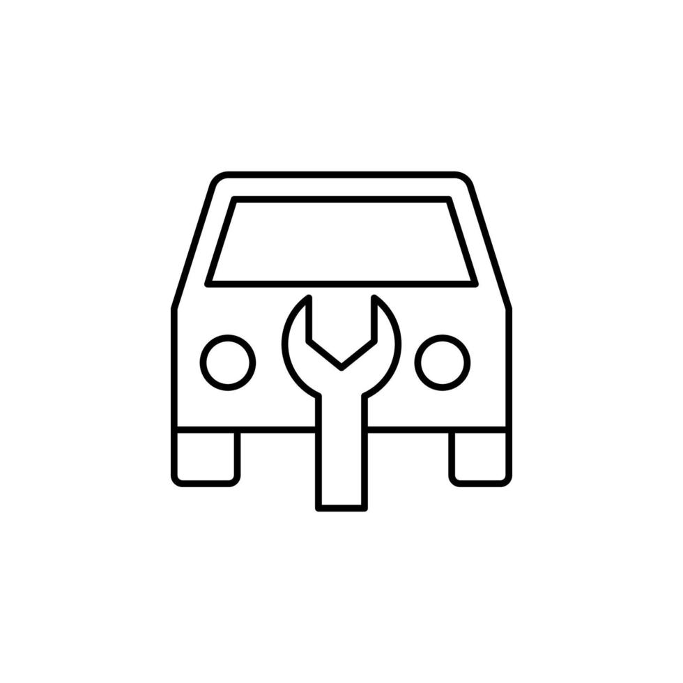 Auto, Versicherung, Fahrzeug Vektor Symbol Illustration