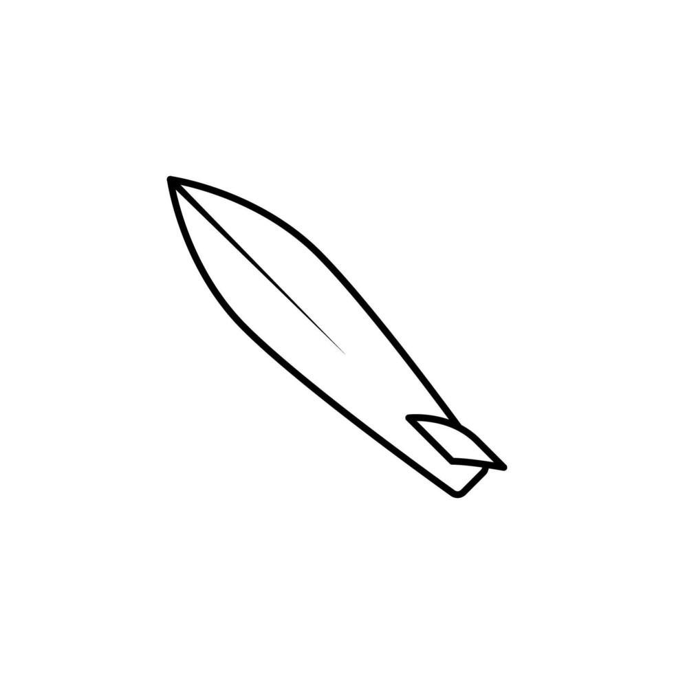 surfingbräda vektor ikon illustration