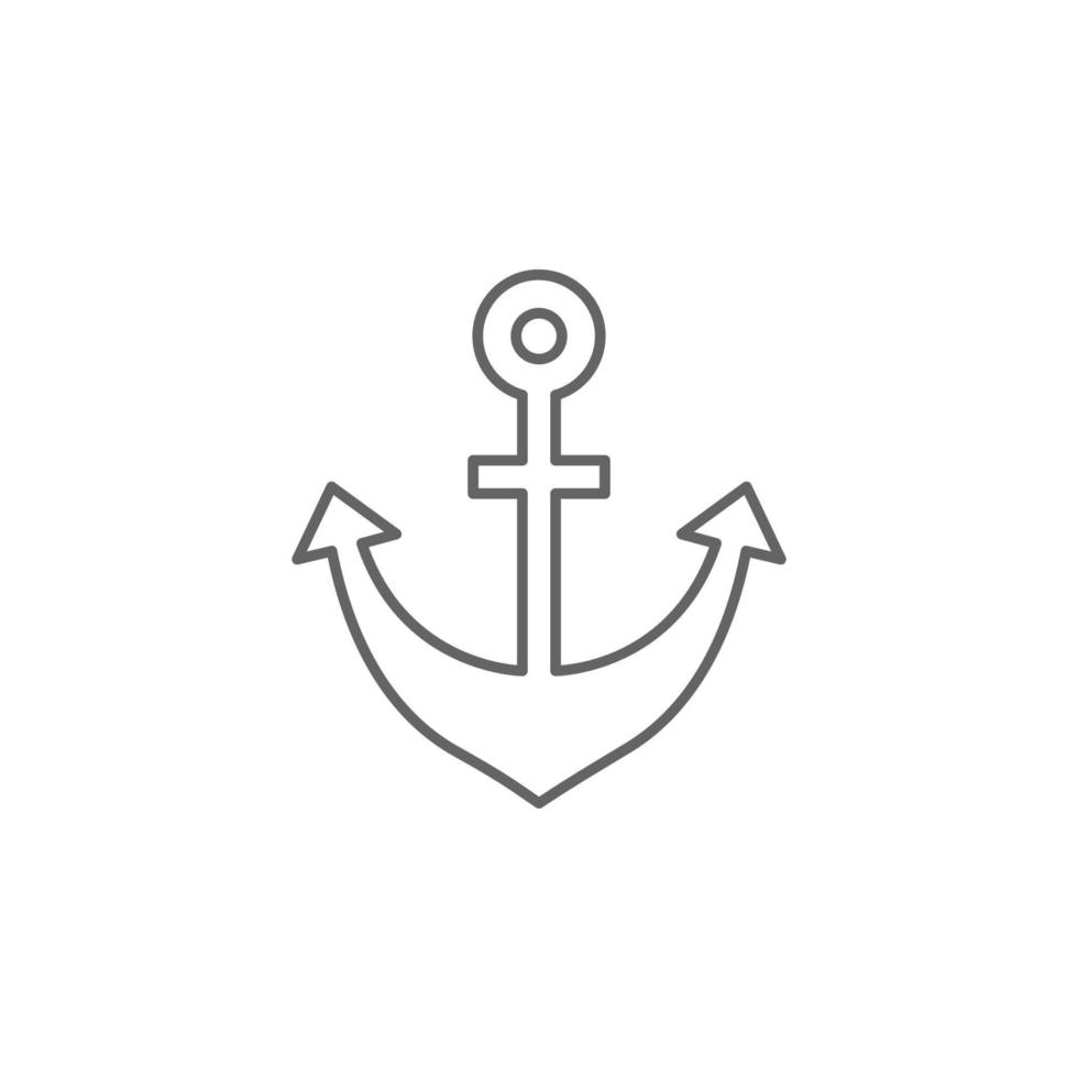 ankare, holland vektor ikon illustration