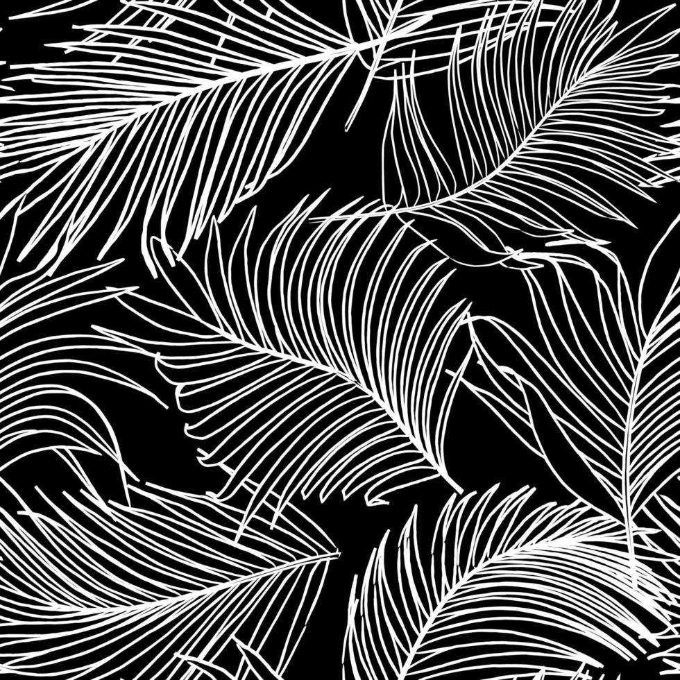 Monstera Deliciosa Blatt nahtloses Muster. Perfekt für Textilien, Stoffe, Hintergründe, Drucke vektor