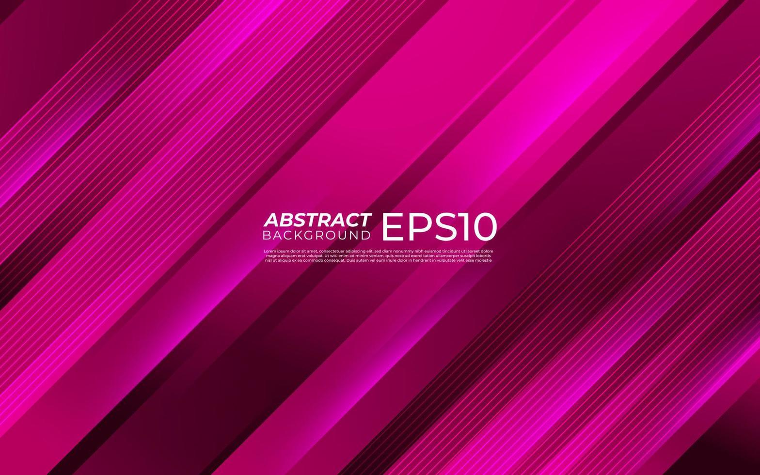 abstrakt lila Rosa Gradient Flüssigkeit Farbe mit geometrisch gestalten Hintergrund. eps10 Vektor