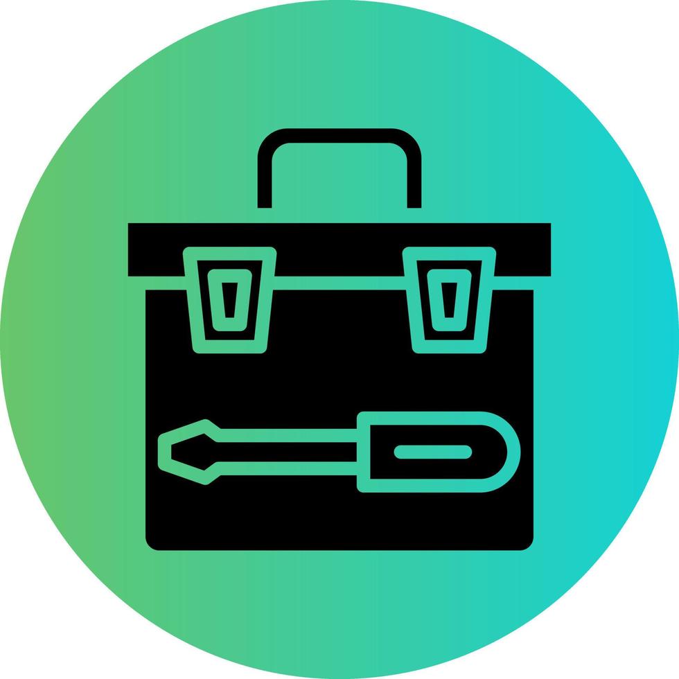 Toolbox-Vektor-Icon-Design vektor