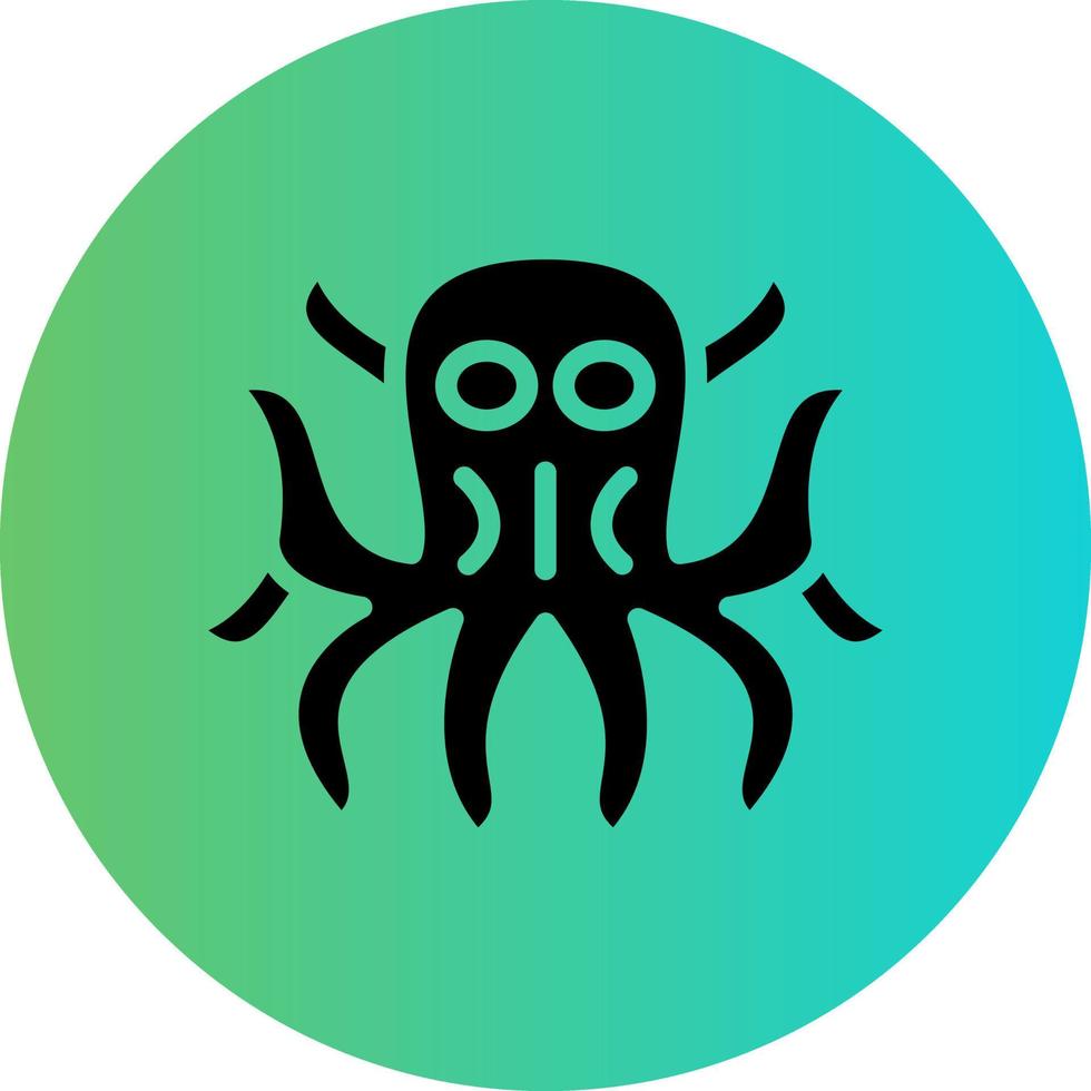 kraken vektor ikon design