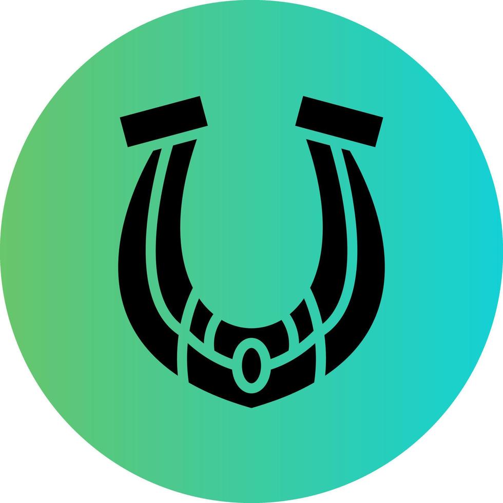 hästsko vektor ikon design