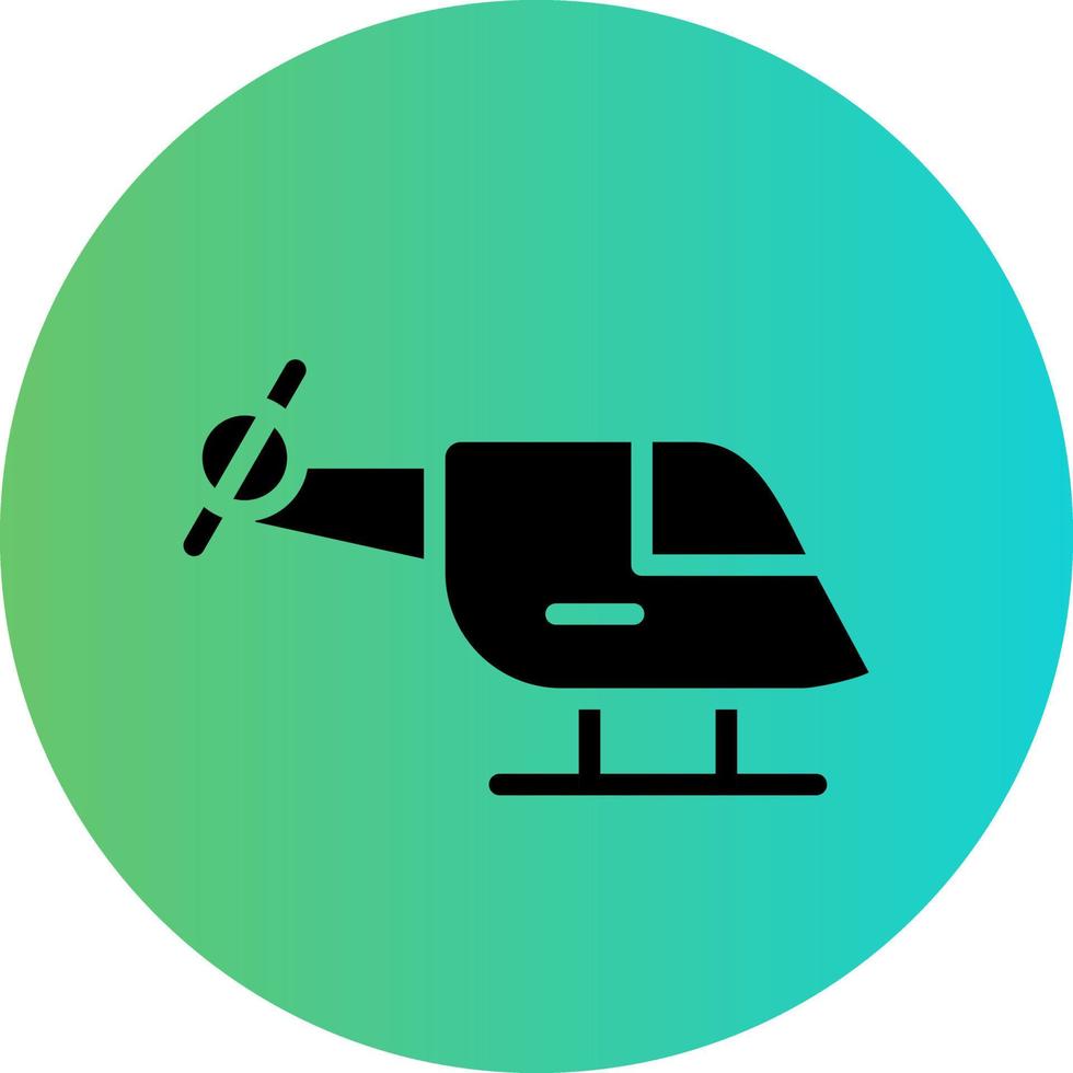 Hubschrauber-Vektor-Icon-Design vektor