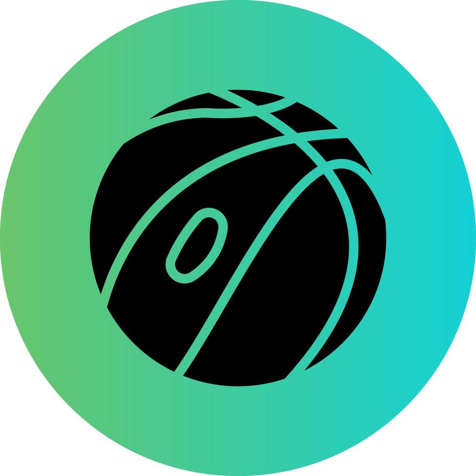 Basketball-Vektor-Icon-Design vektor