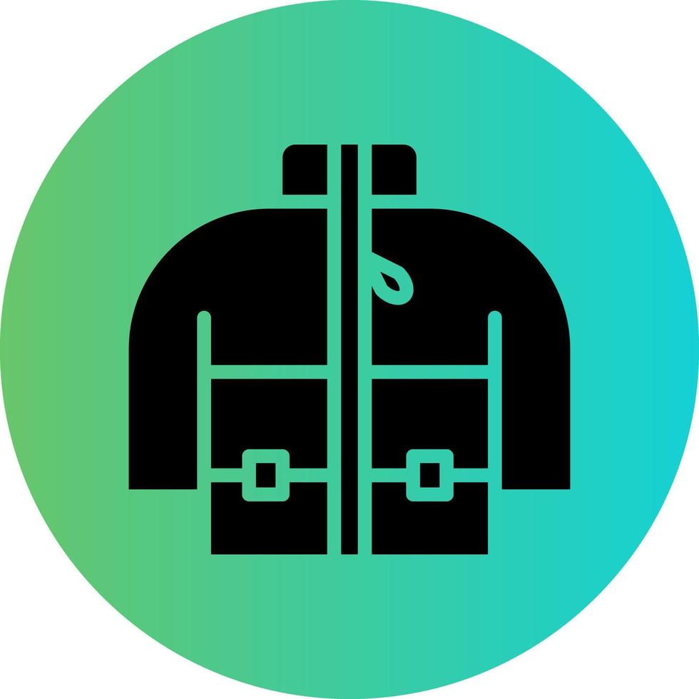 brandman jacka vektor ikon design