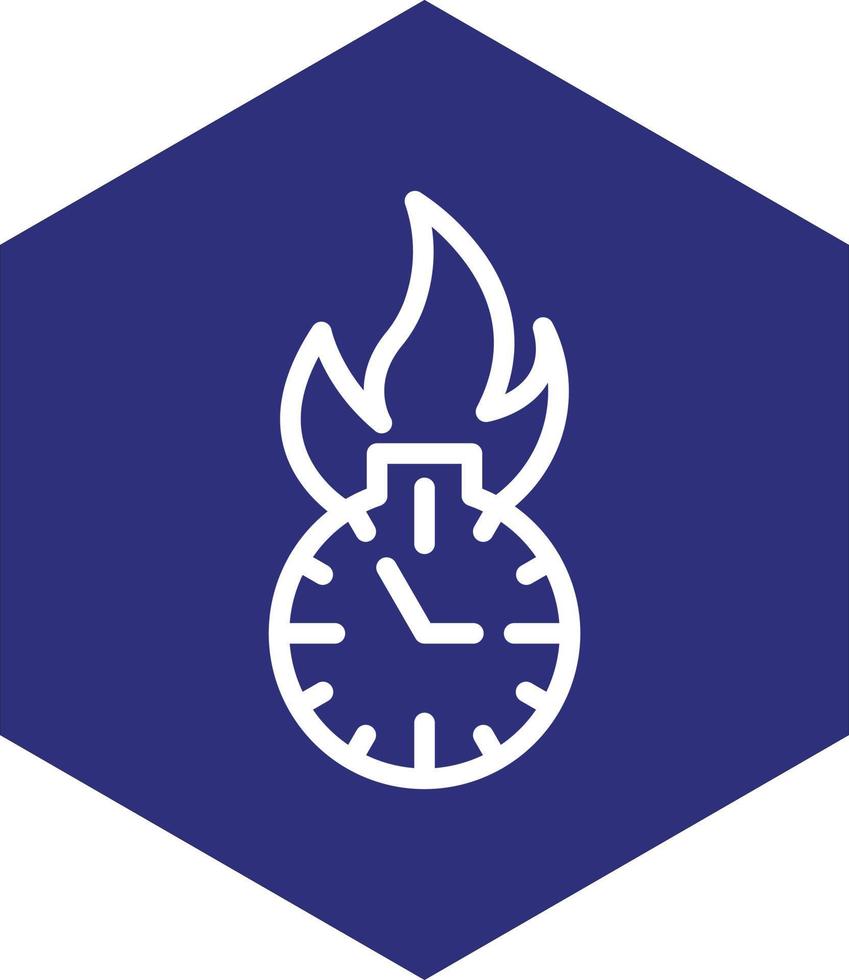 Deadline-Vektor-Icon-Design vektor