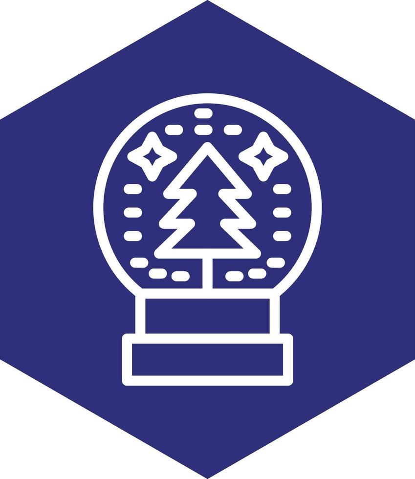 Schnee Globus Vektor Symbol Design