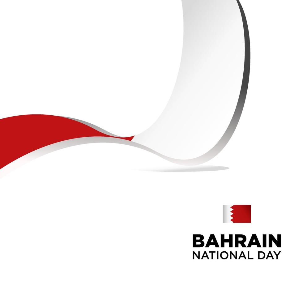 bahrain nationell dag bahrain oberoende dag vektor
