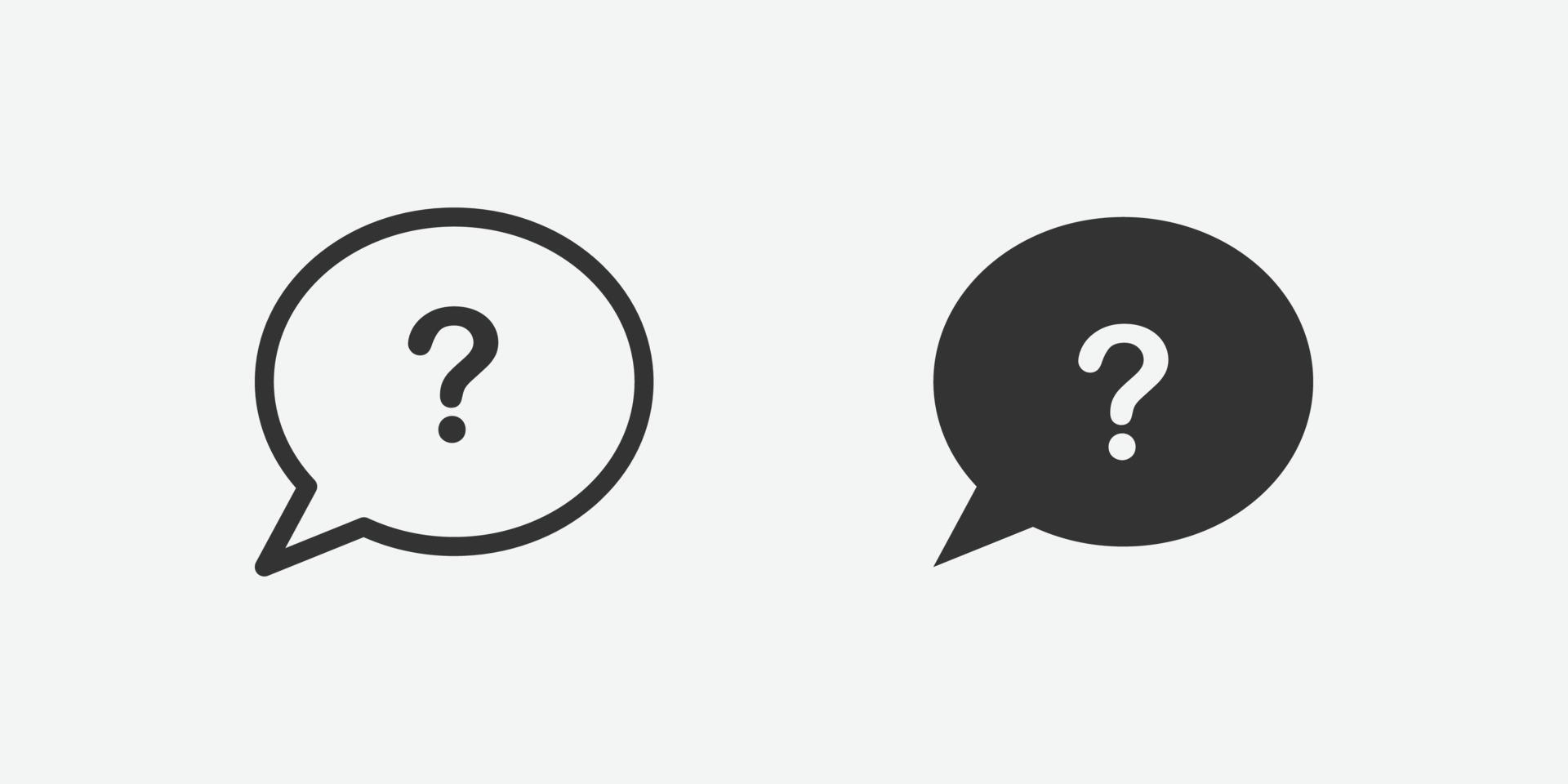 FAQ - Vanliga frågor vektor ikon. hjälp symbol.