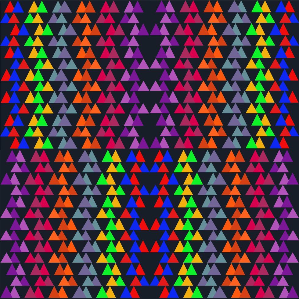 nahtlos Muster mit bunt Diamant. Dreieck Muster. Vektor Hintergrund. geometrisch abstrakt Textur