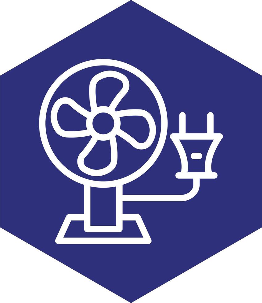 elektrisch Ventilator Vektor Symbol Design