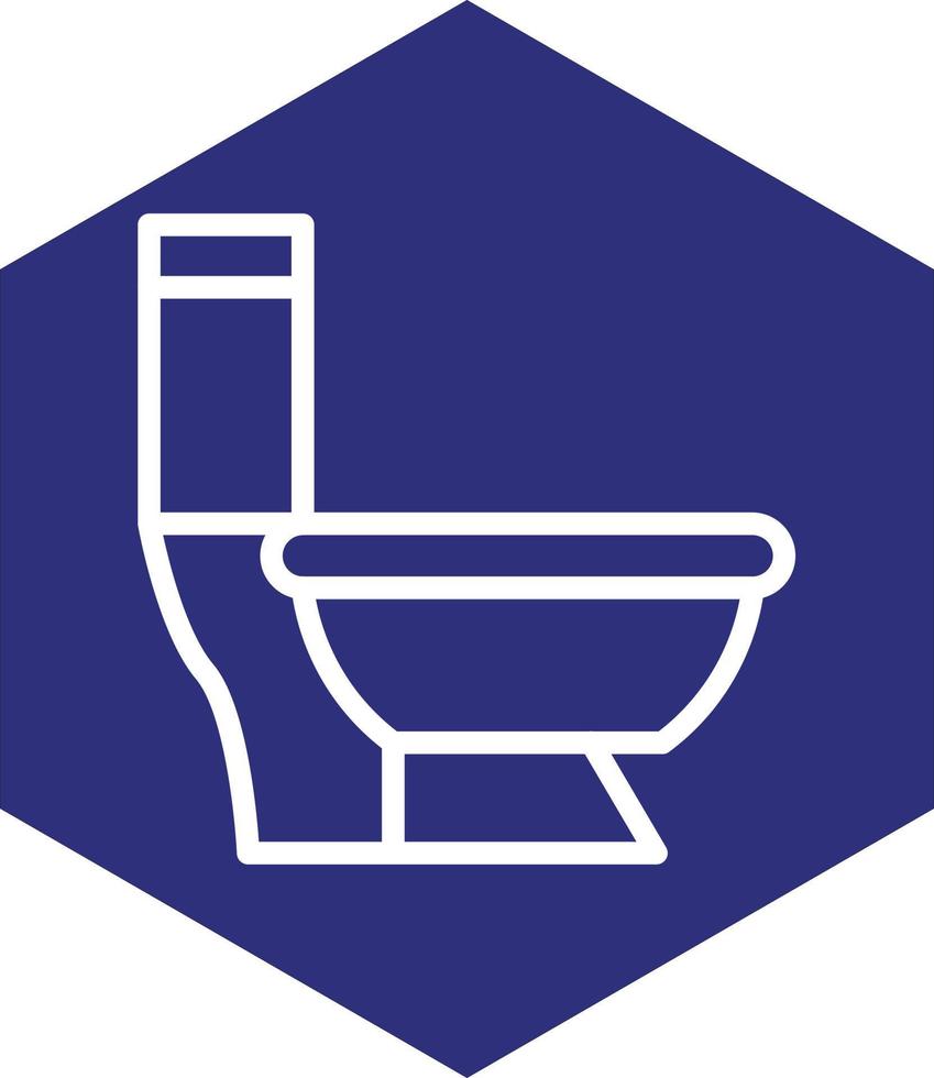 WC-Vektor-Icon-Design vektor