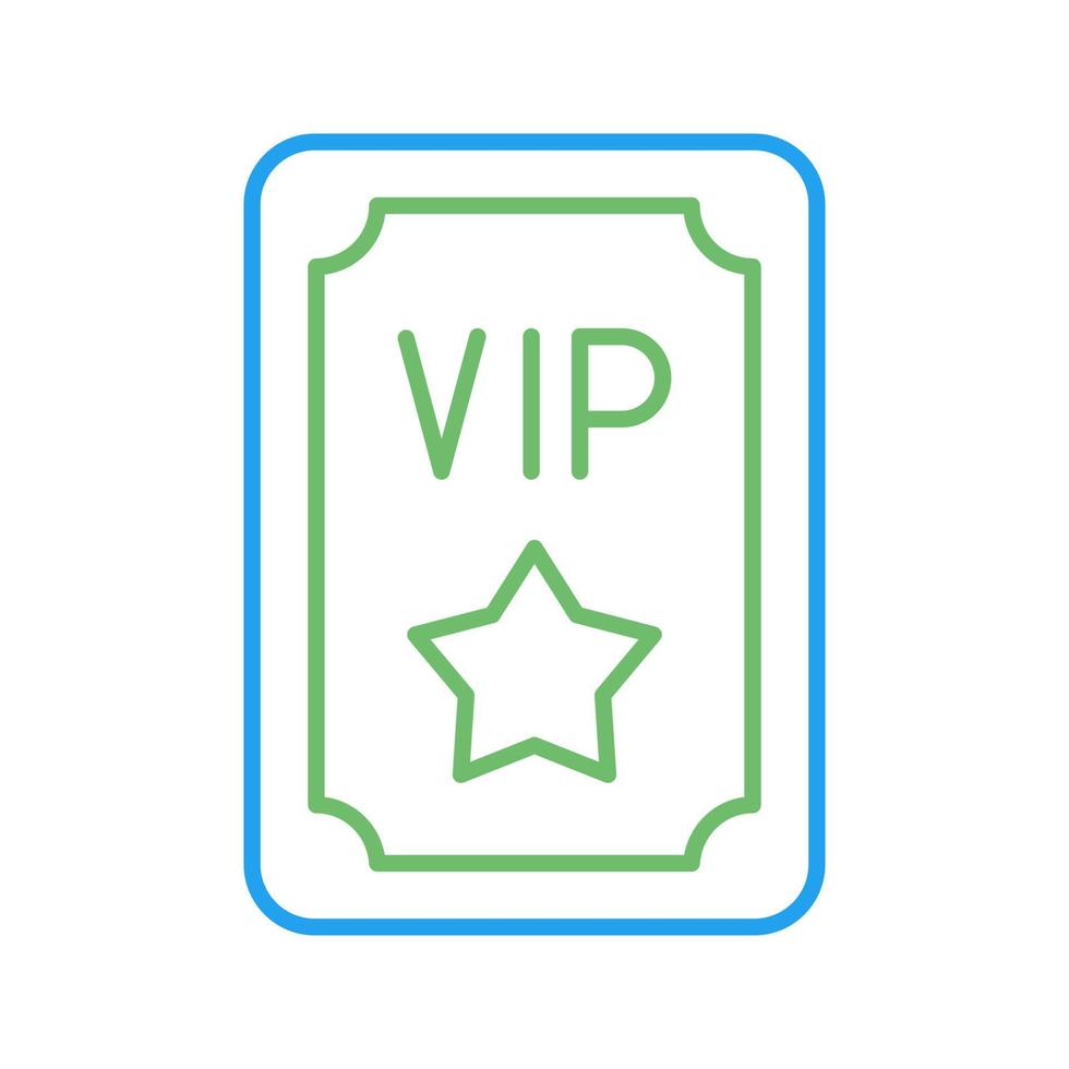 VIP-Pass-Vektor-Symbol vektor