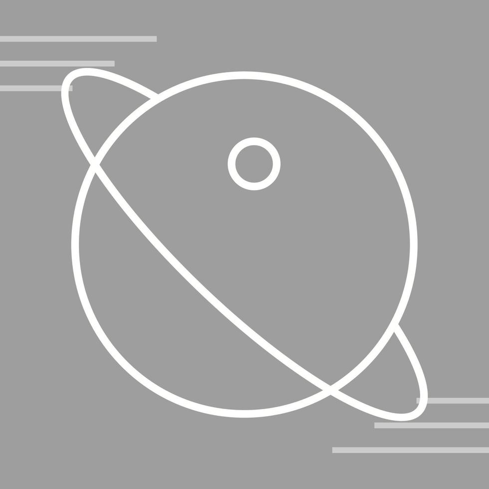 Planet-Vektor-Symbol vektor