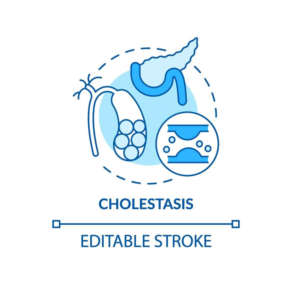 Cholestase-Konzeptikone vektor