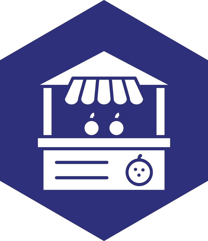 Obst Stall Vektor Symbol Design