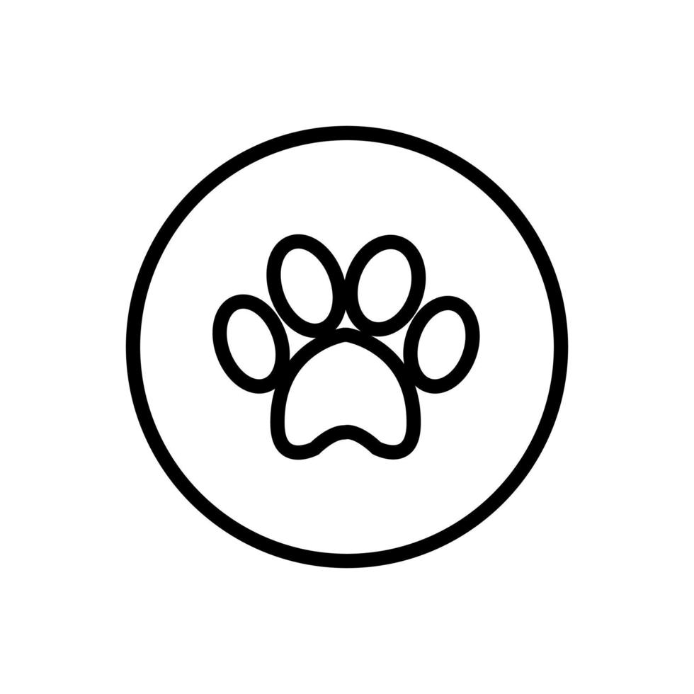 Liebe Hund Symbol Vektor. Haustier Illustration unterzeichnen. Hund Symbol oder Logo. vektor