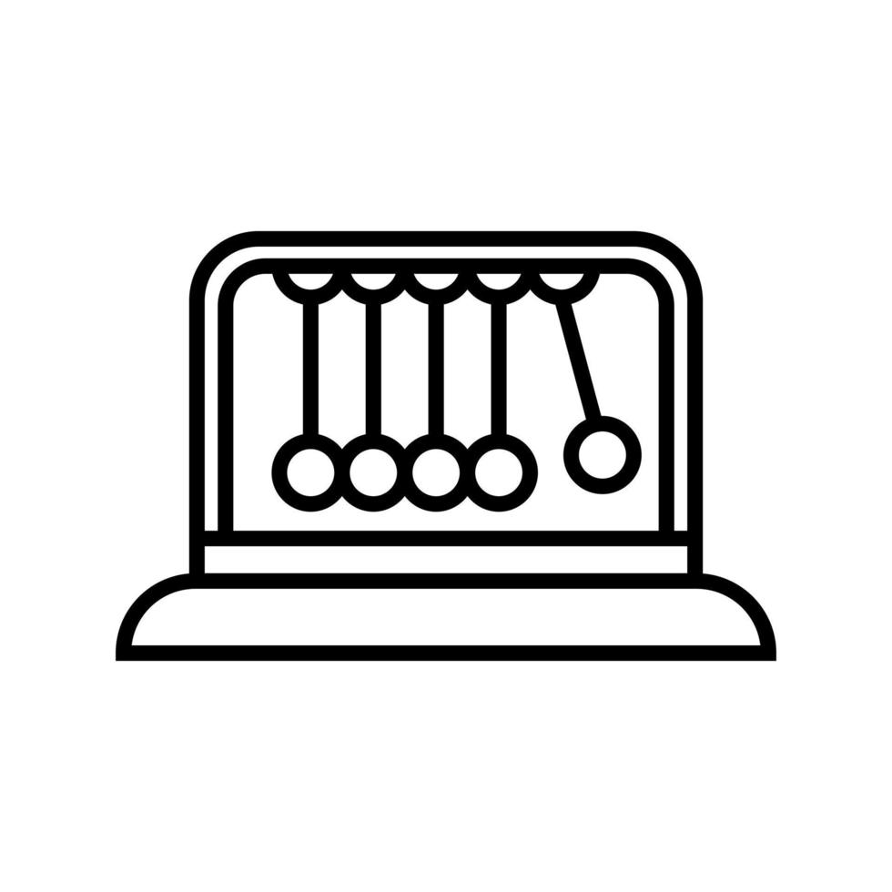 Pendel Symbol Vektor. Physik Illustration unterzeichnen. Wissenschaft Symbol oder Logo. vektor