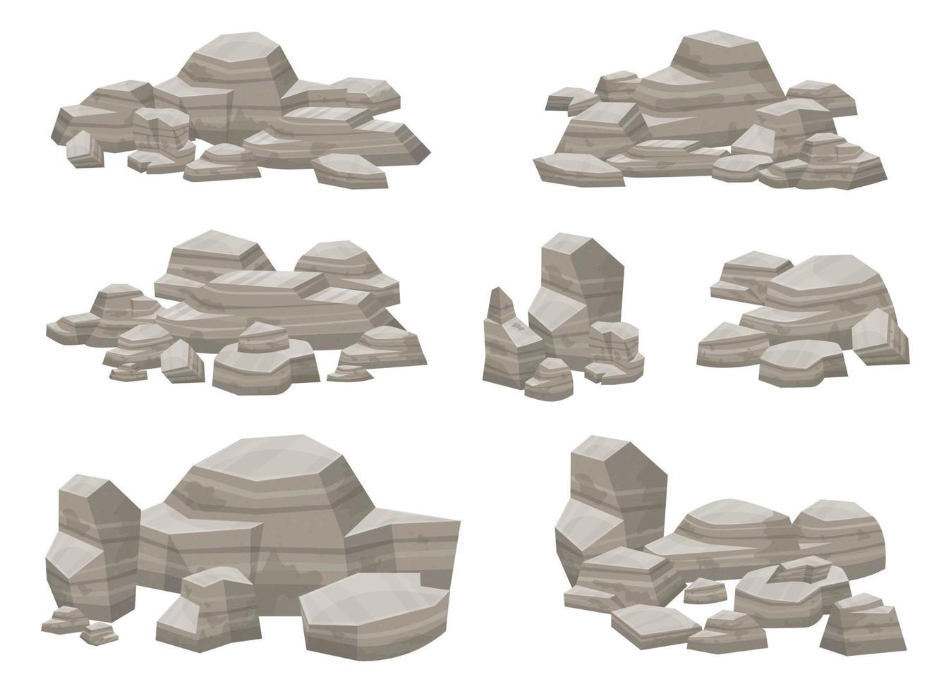 sten vektor design illustration isolerat på vit bakgrund