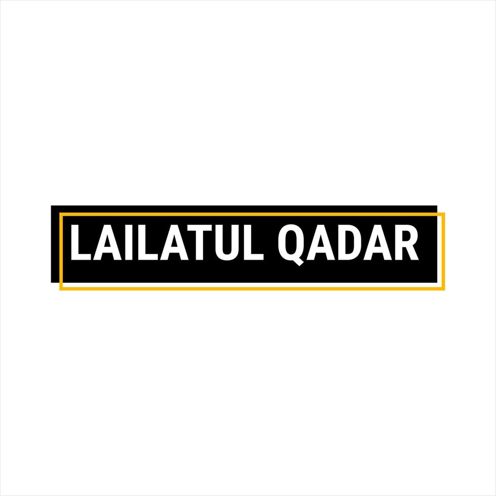 lailatul qadr schwarz Vektor aufbieten, ausrufen, zurufen Banner mit Information auf das Nacht von Leistung im Ramadan