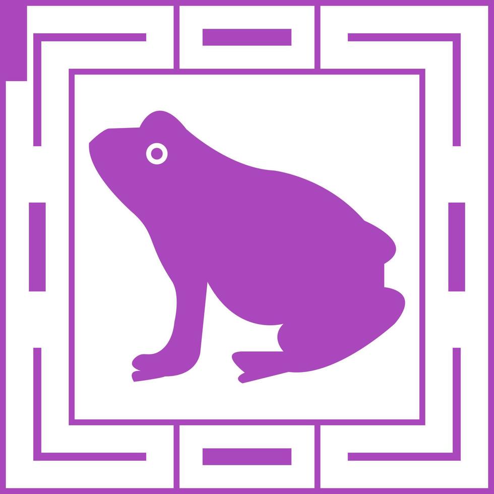 Frosch-Vektor-Symbol vektor