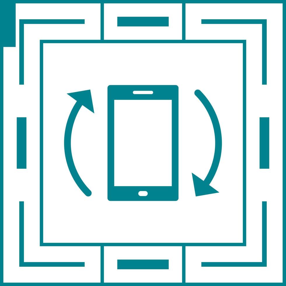 Vektorsymbol für automatische Rotation vektor