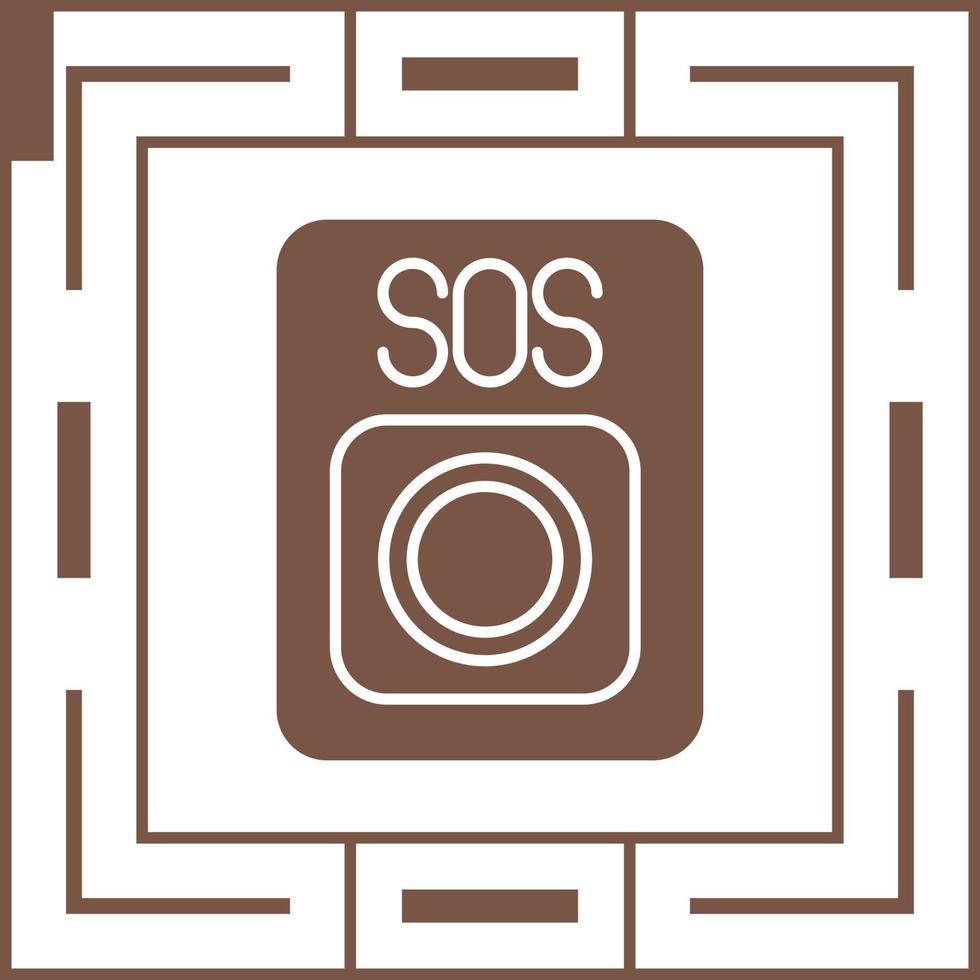 SOS-Vektorsymbol vektor