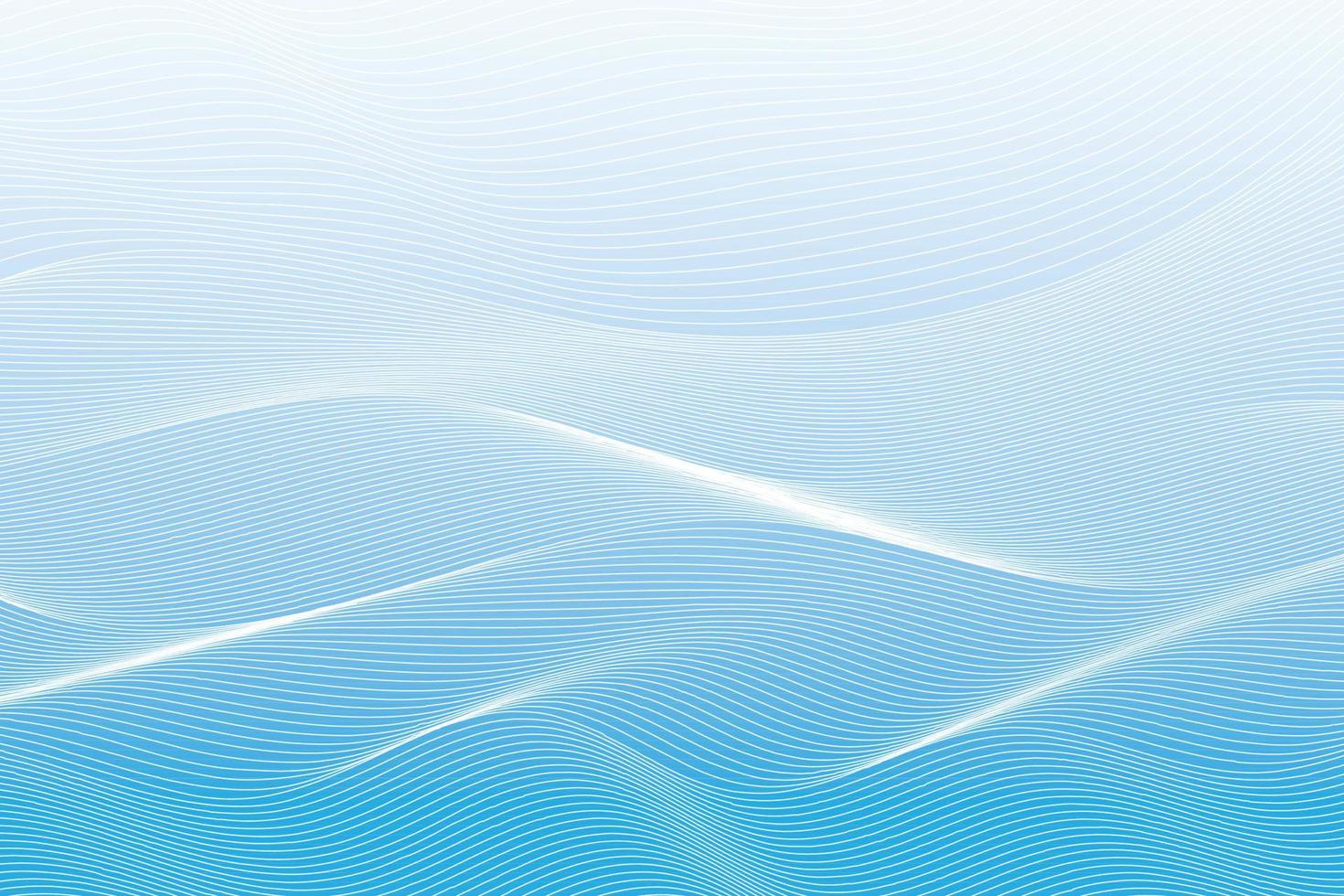 abstrakt vit och blå Färg, modern design Ränder bakgrund med geometrisk runda form, vågig mönster. vektor illustration.