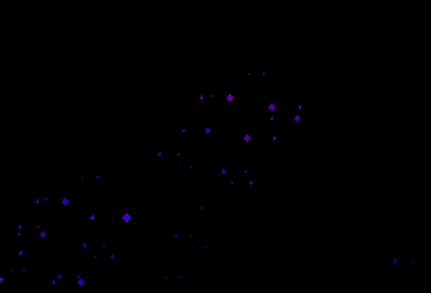 dunkelvioletter Vektorhintergrund mit Linien, Kreisen, Raute. vektor