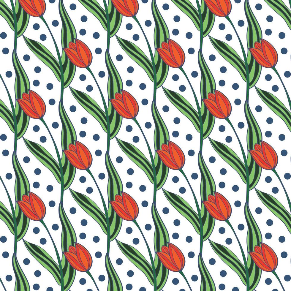 nahtlos Blumen- Muster, süß ditsy drucken mit Land Motiv. ziemlich Blume Design, abstrakt Komposition von Hand gezeichnet Pflanzen klein Gelb Blumen, Blätter auf ein Licht Hintergrund. Vektor Illustration.