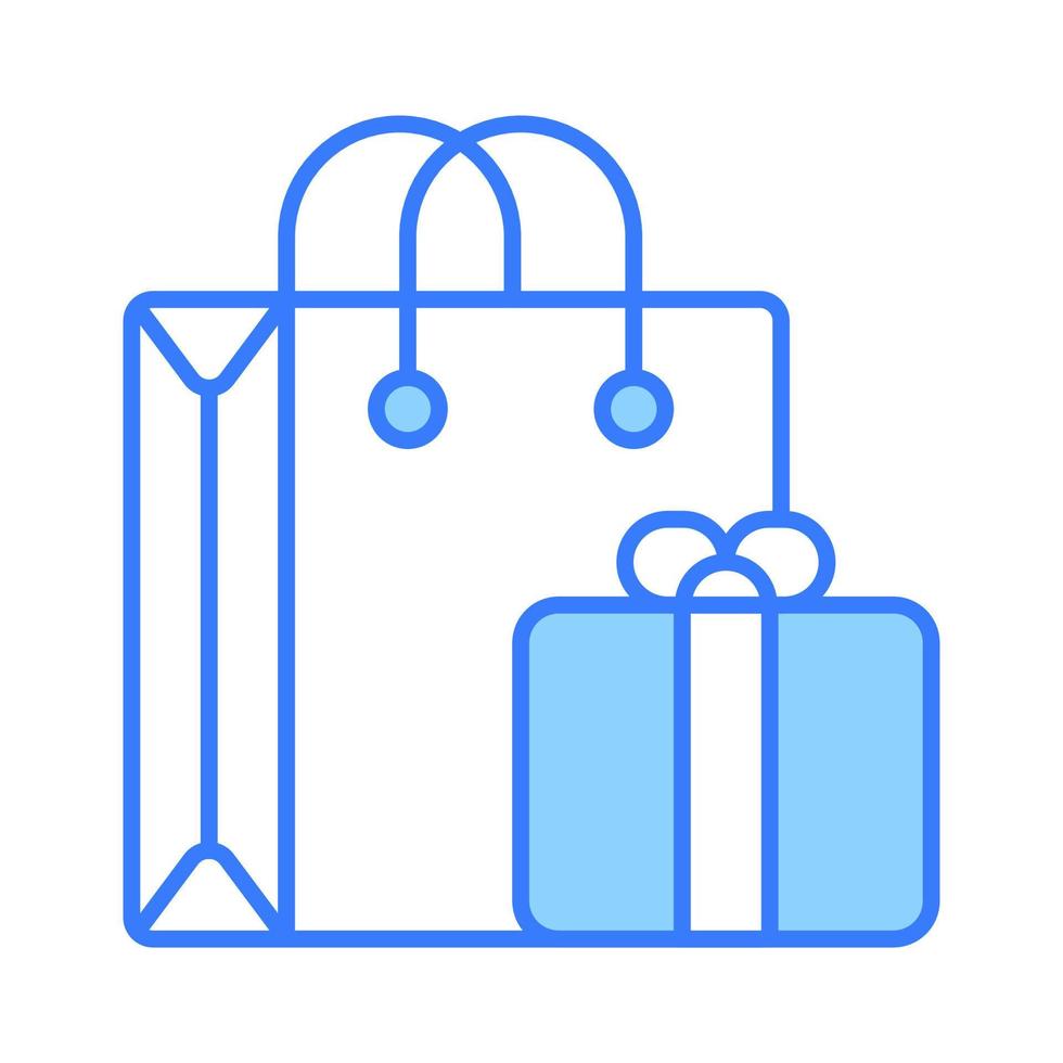 Geschenk Korb Symbol vertreten ein dekorativ Korb oder Box gefüllt mit verschiedene Artikel, in der Regel gegeben wie ein Geschenk zum Besondere Anlässe vektor