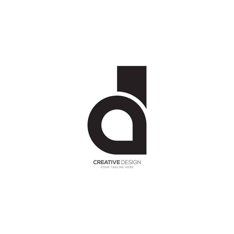 brev en b kreativ design med vatten liten droppe modern unik logotyp vektor
