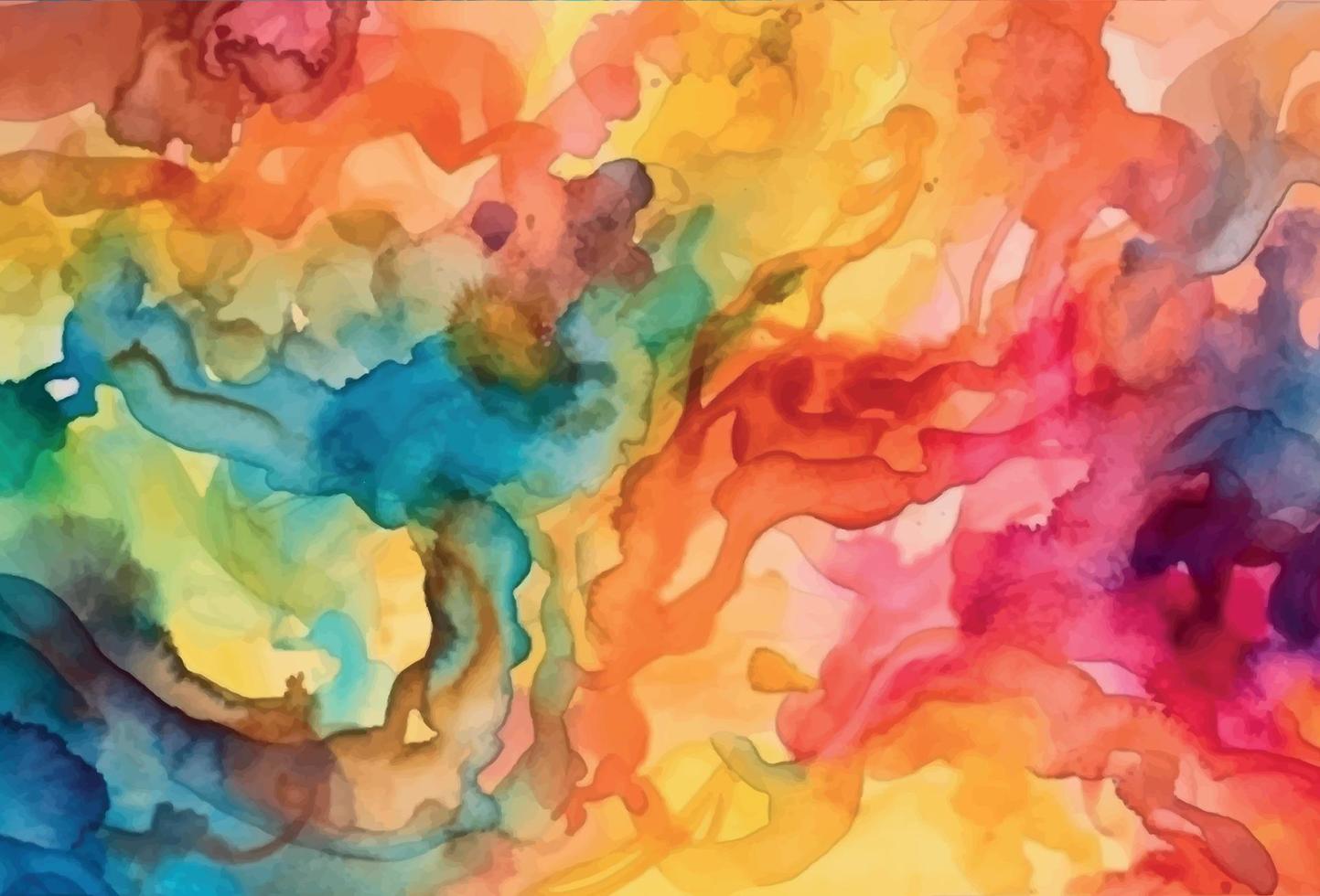 abstrakt Aquarell bunt Hintergrund vektor