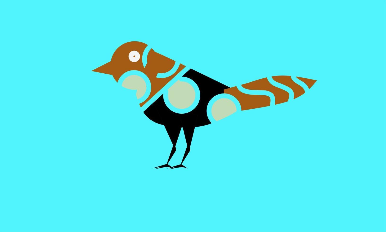 Vogel Logo abstrakt Vorlage Vektor Design