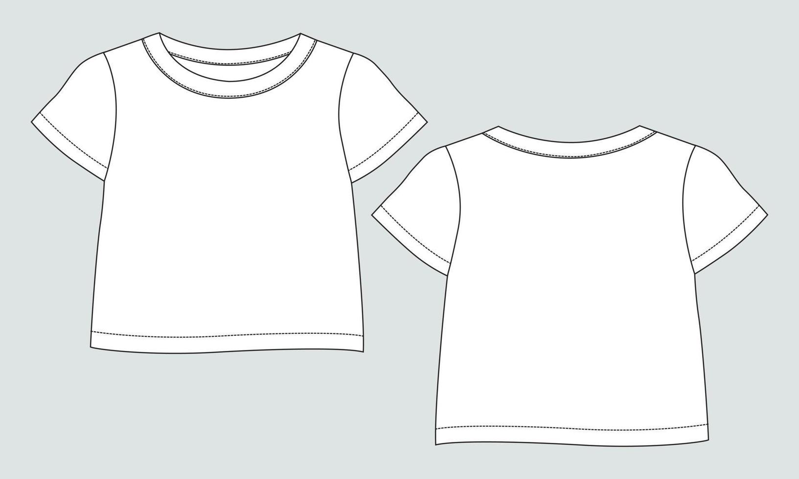 t Hemd Hemd Spitzen technisch Mode eben skizzieren Vektor Illustration Vorlage zum Kinder .