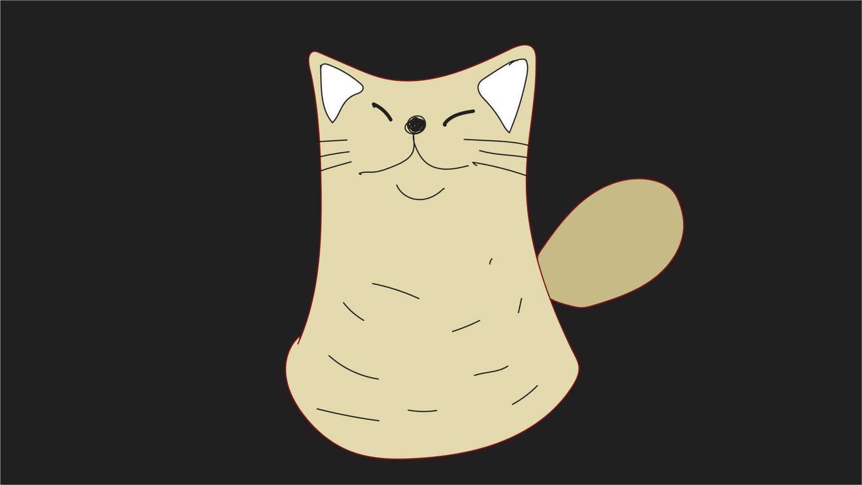 süß Katze Illustration, Katze Clip Art, süß Katze vektor