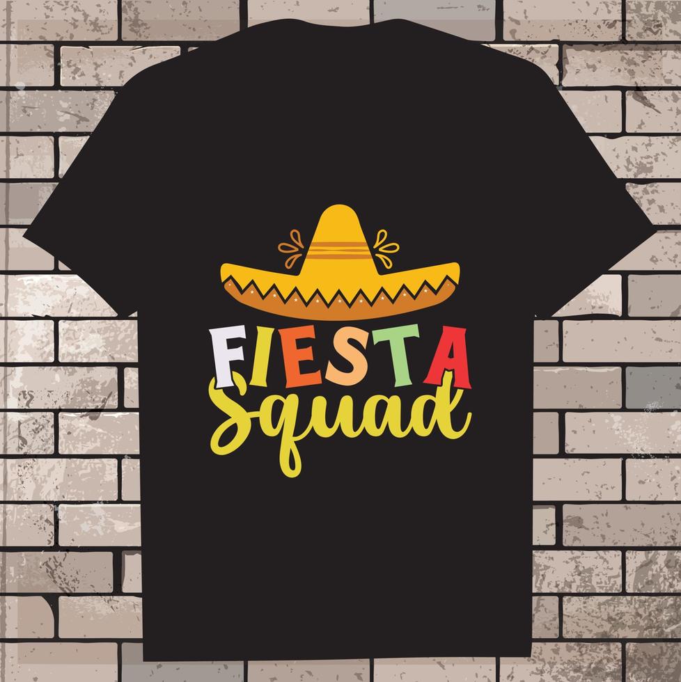 cinco de Mayo T-Shirt Design, Symbol, Illustration, Grafik vektor