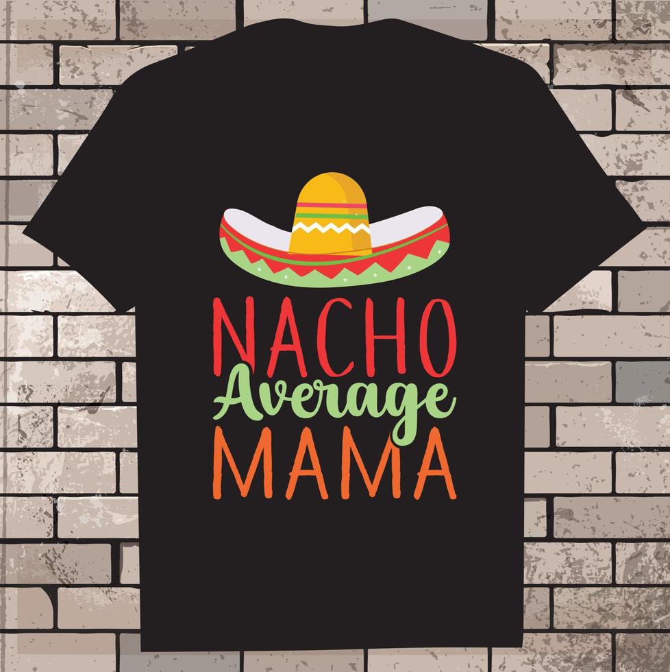 cinco de Mayo T-Shirt Design, Symbol, Illustration, Grafik vektor