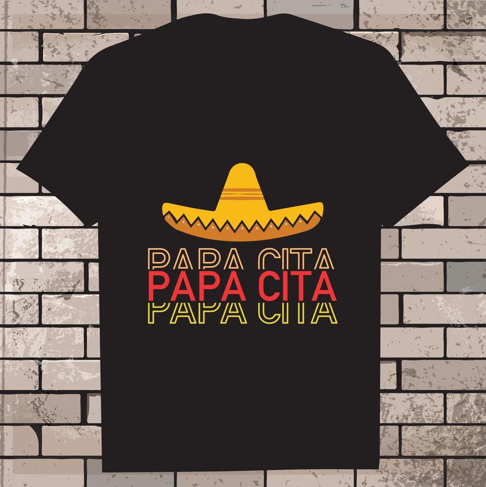 cinco de mayo t-shirt design, ikon, illustration, grafisk vektor