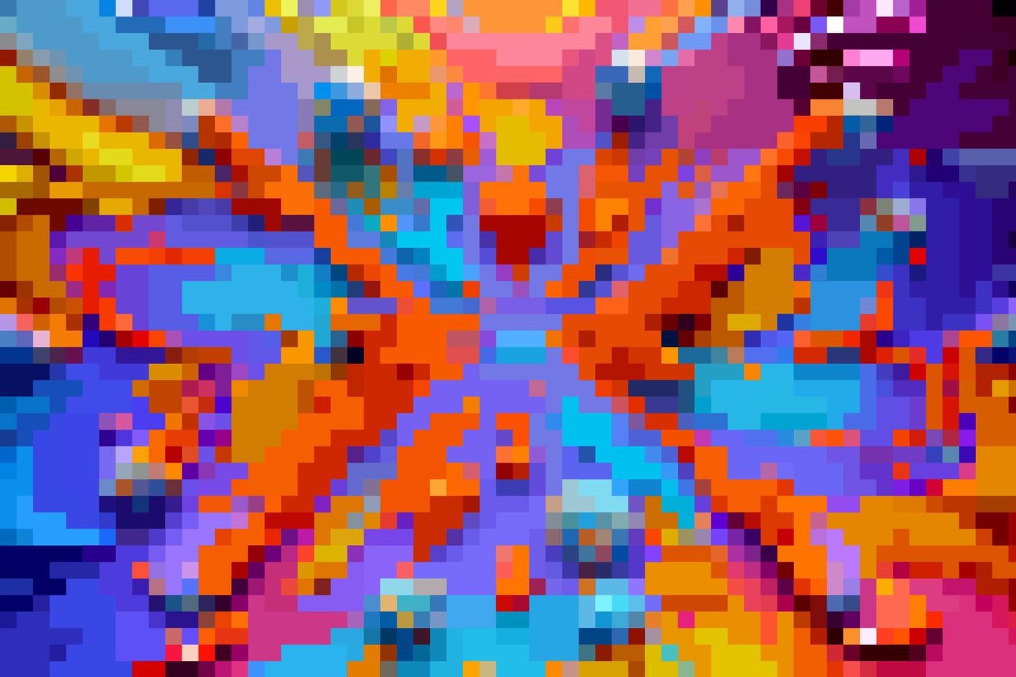 8 Bit Pixel abstrakt Vektor Hintergrund Hintergrund Farbe bunt Konzept kreativ Kunst