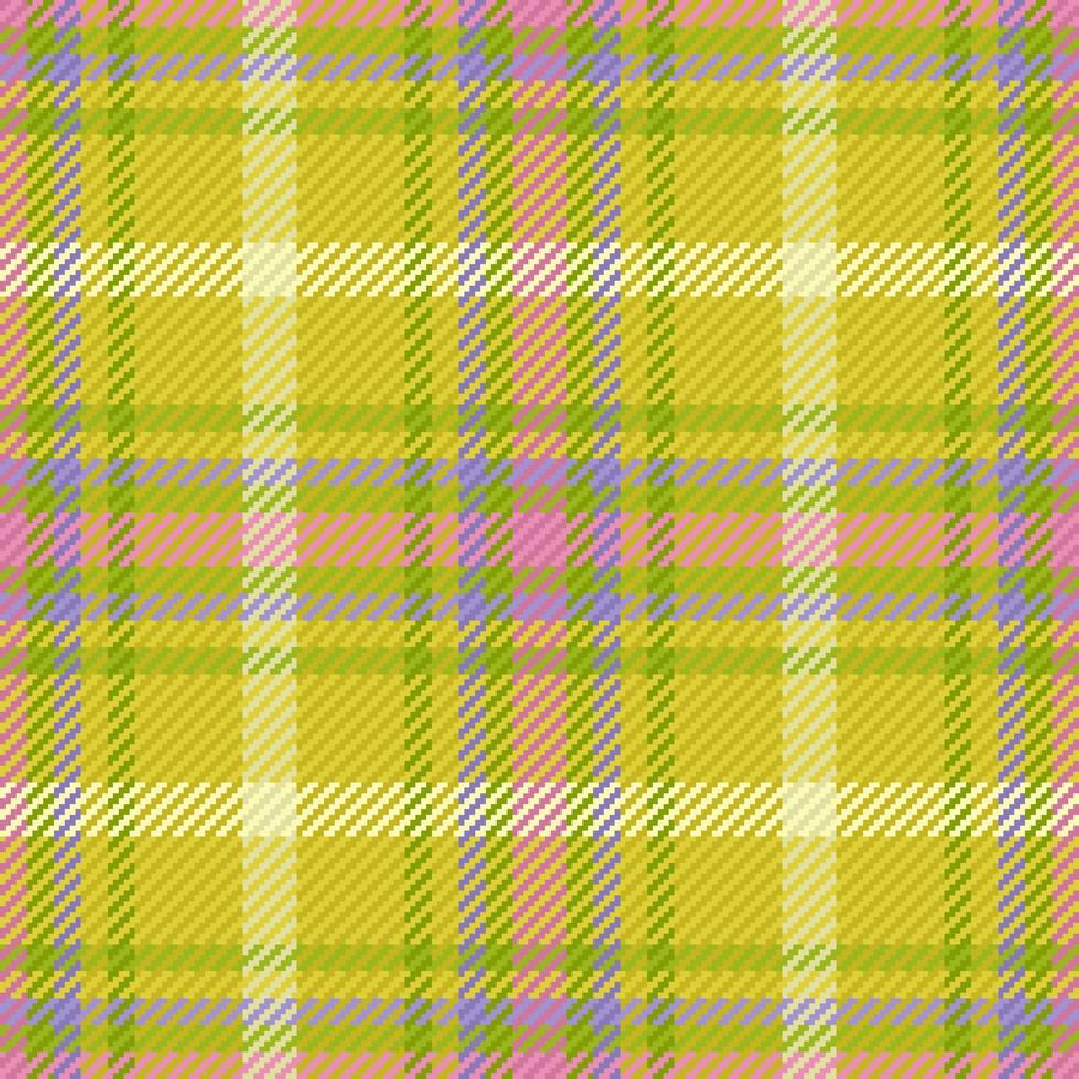 pläd textil- tyg. tartan mönster bakgrund. sömlös textur kolla upp vektor. vektor