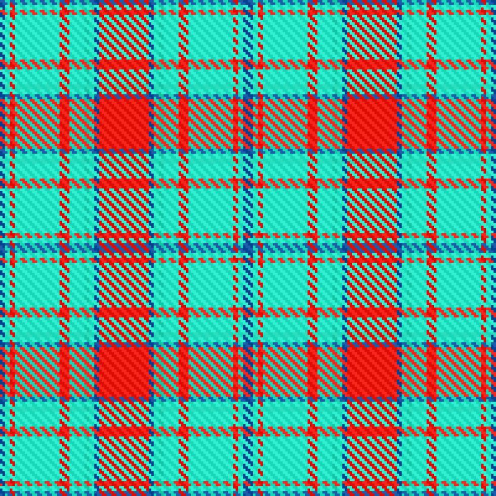 Textur Textil- Muster. prüfen Vektor nahtlos. Stoff Plaid Hintergrund Schottenstoff.